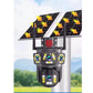 Cameră de Supraveghere 4G cu Panou Solar, 4 Lentile, Full HD, PTZ, Zoom 10X, Night Vision