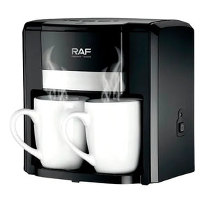 Mini Cafetieră Electrică, 600W, Cană din Sticlă, Filtru Reutilizabil, Design Compact