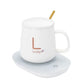 Cană Ceramică Inteligentă pentru Încălzire Automată a Băuturilor – 55°C, cu Suport USB, Capac și Linguriță, 350 ml - imagine 11