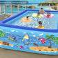 Piscină Gonflabilă Dreptunghiulară, 3 Inele, 210x130x56 cm