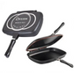 Tigaie Dublă cu Interior Antiaderent, Garnitură din Silicon, 36 cm