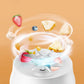 Set blender portabil 40W, 10 lame, 1500mAh, alb