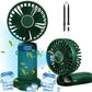 Ventilator portabil 3in1 cu 5 viteze si afisaj LED pentru racorire eficienta