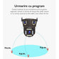 Cameră de Supraveghere Triplă WiFi 12MP Ultra HD, Zoom 5X, Rotire PTZ, Alarmă și Comunicare Bidirecțională