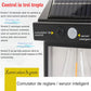 Lampă Solară Exterior LED IP65 Impermeabilă pentru Grădină și Terasă