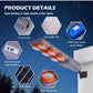 Proiector Solar LED Exterior cu Senzor – 400W / 600W, Control Automat, IP65