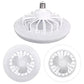 Ventilator de Tavan cu LED, Dulie E27, 30W, 3 Trepte de Viteză, Telecomandă Inclusă