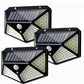 Lampă Solară 100LED de Perete cu 4 Fețe cu Senzor de Mișcare - Promagg.ro