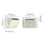 Lampa Solara de Perete cu 90 LED SMD, Senzor de Miscare, IP65, 1200mAh, Lumina Alb Rece - imagine 7