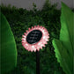 Lampă Solară de Grădină Floarea-Soarelui, LED Alb Cald, 35 cm, Roz - imagine 3