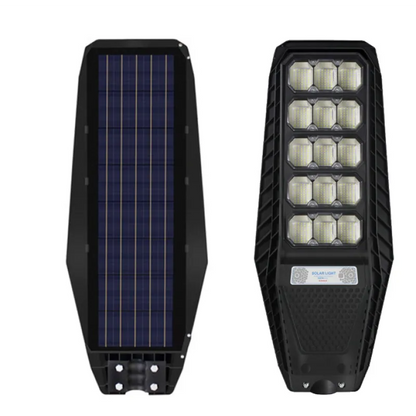 Lampă Solară Stradală 500W cu 15 Casete LED și Baterie 24000mAh