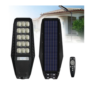 Lampă Solară Stradală 500W cu 15 Casete LED și Baterie 24000mAh - imagine 2