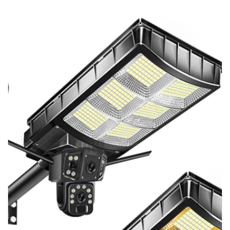 Lampă Solară Stradală cu Cameră de Supraveghere 4G 8MP 4K, Vedere Nocturnă și Detecție Mișcare - imagine 2