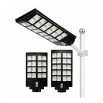 Lampă Solară Stradală Dublă 1500W cu Telecomandă și Suport Metalic