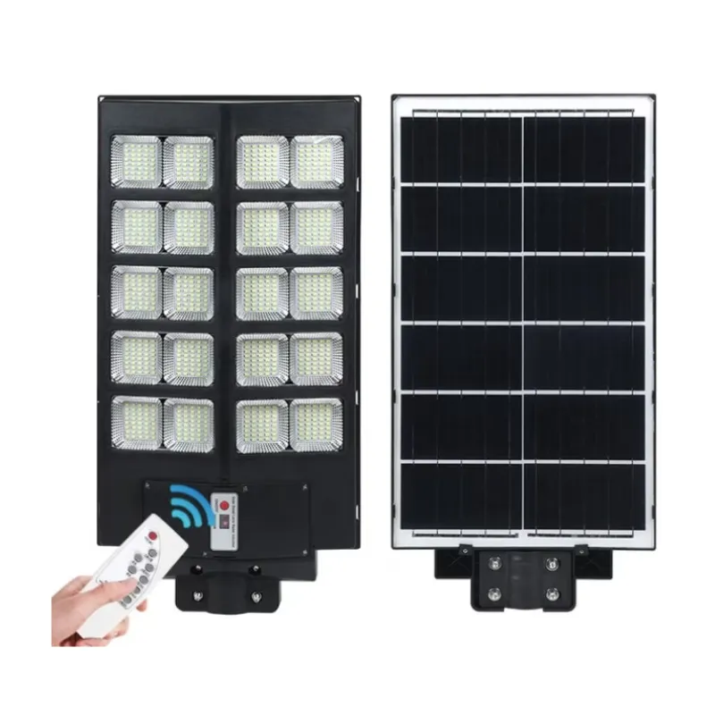 Lampa Solara Stradala Dubla 640 LED 2400W cu 16 Casete - imagine 2