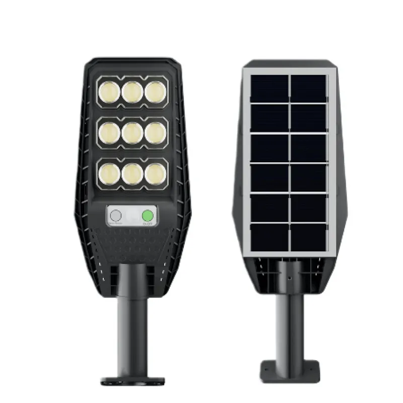 Lampa Solara Stradala Jortan 300W cu Telecomanda si Senzor de Miscare, 9 Casete, IP66