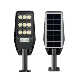Lampa Solara Stradala Jortan 300W cu Telecomanda si Senzor de Miscare, 9 Casete, IP66