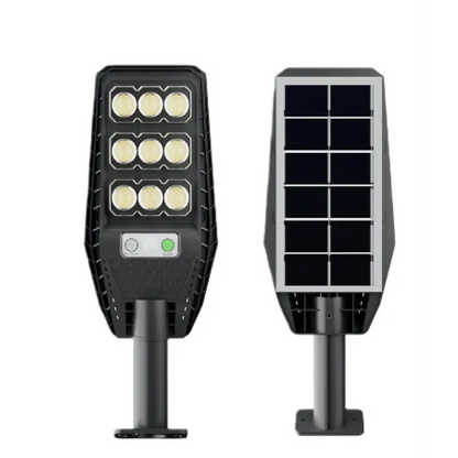 Lampa Solara Stradala Jortan 300W cu Telecomanda si Senzor de Miscare, 9 Casete, IP66