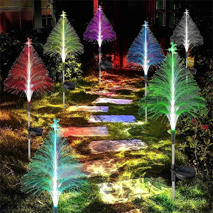 Lampi Solare Decorative Copac, Set 2 buc, Lumini Colorate Schimbatoare, IP65