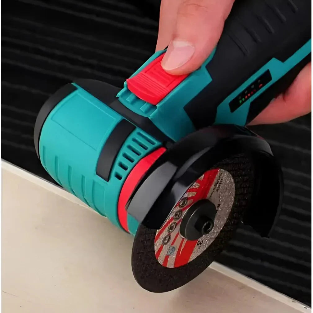 Mini Polizor Flex Unghiular Portabil 36V 19500RPM 2 Acumulatori 2Ah 5 Discuri de Tăiere - Promagg.ro