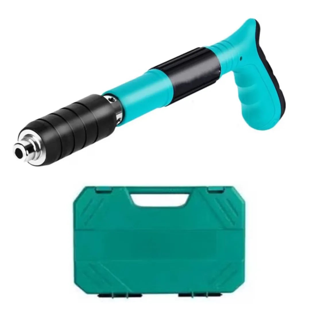 Pistol Pneumatic Fixare Cuie Profesional - Kit Complet cu 50 Nituri si Accesorii, Calibru 7.3cm - imagine 3
