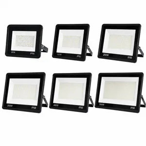 Proiector LED Jortan Exterior 500W, Alimentare 220V, Lumina Calda, Carcasa Aluminiu, IP66