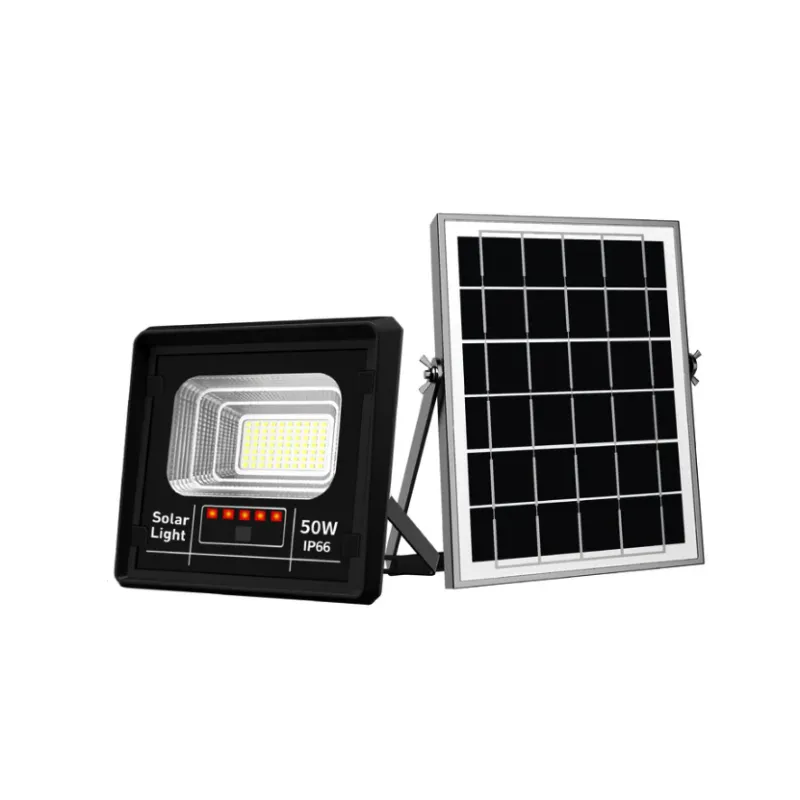 Proiector Solar Jortan 200W IP66 cu Indicator Baterie si Telecomanda 6500K