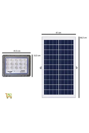 Proiector Solar LED 800W Honor cu Telecomandă și Control Automat al Luminii - imagine 2