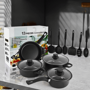 Set 13 Piese Oale și Tigăi Antiaderente cu accesorii - Megatot.ro