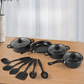 Set 13 Piese Oale și Tigăi Antiaderente cu accesorii - Megatot.ro