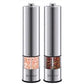 Set 2 Rasnite Electrice Sare si Piper, Lumina LED, 5 Trepte de Macinare, Negru - imagine 3