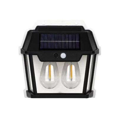 Set 3 Lampi Solare de Perete cu 2 Becuri Tip Clasic LED cu Senzor de Mișcare - Promagg.ro