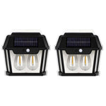 Set 3 Lampi Solare de Perete cu 2 Becuri Tip Clasic LED cu Senzor de Mișcare - Promagg.ro