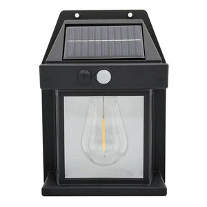 Set 3 Lămpi Solare de Perete Tip Bec Clasic cu Senzor de Mișcare - Promagg.ro