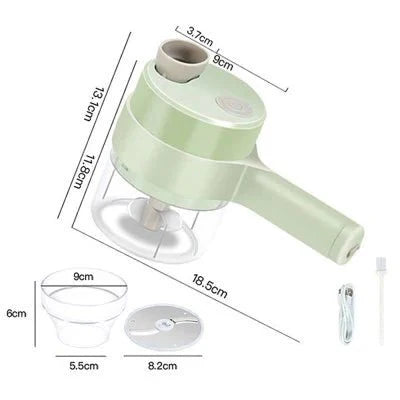 Tocator si maruntitor electric pentru alimente si legume 4 in 1 - Promagg.ro